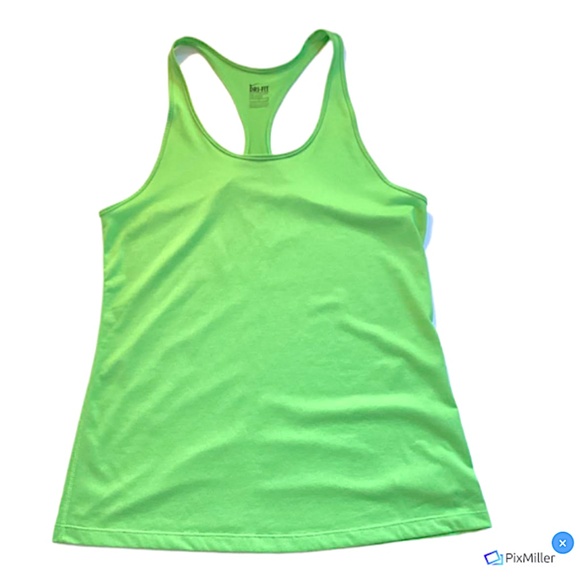 Nike Dri Fit Womens Neon Green Tank Top, L - Picture 1 of 4